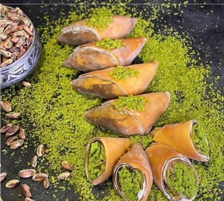 Antep Fıstıklı Muska Sarma  500 gr