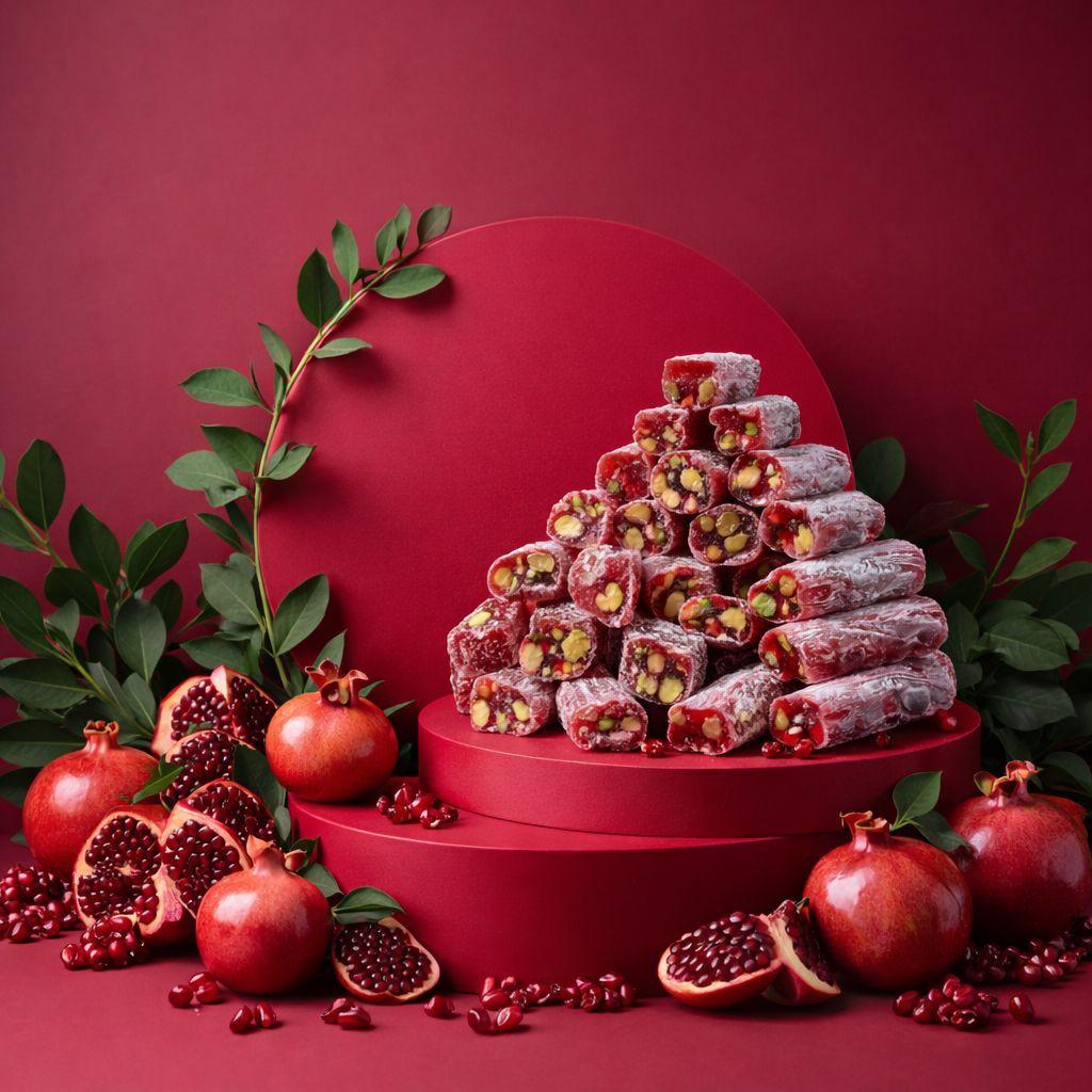 Narlı Antep Fıstıklı  Fitil Lokum 500 gr