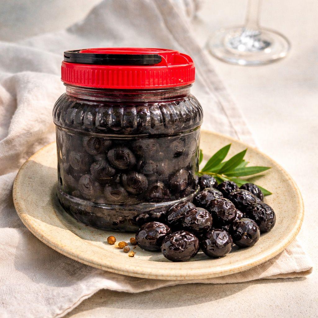 Gurme İnci Tanesi Sofralık Siyah Zeytin 1 kg