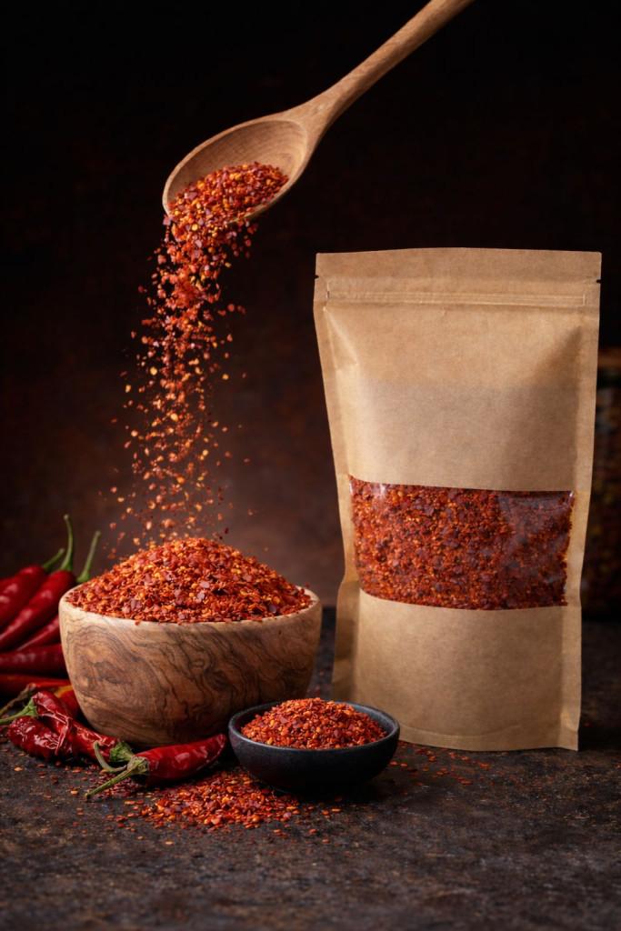 Doğal ve Katkısız Tatlı Antep İpek Pul Biber 500 gr